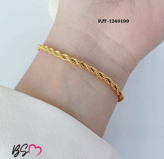 Golden Rope Bracelet Anklet Unisex Stylish Chain