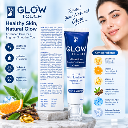 Glow Touch Brightening Cream – Glutathione & Vitamin C (30g) — original image 1