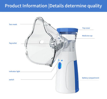 Portable mesh nebulizer