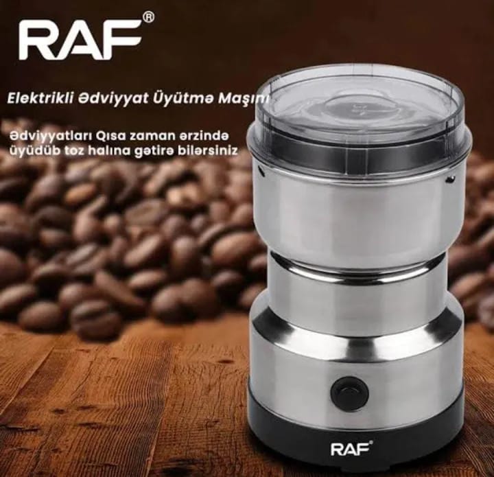 RAF Mini Electric Coffee & Spice Grinder – Stainless Steel — original image 3