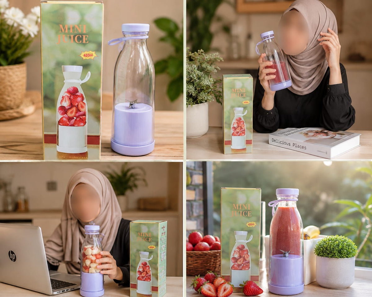 Portable Mini Juicer Blender – Rechargeable Bottle Design — original image 4