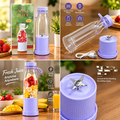 Portable Mini Juicer Blender – Rechargeable Bottle Design — original image 2