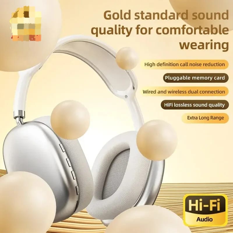 P9 Wireless Bluetooth Headphones with Mic – Noise Cancelling — original image 2