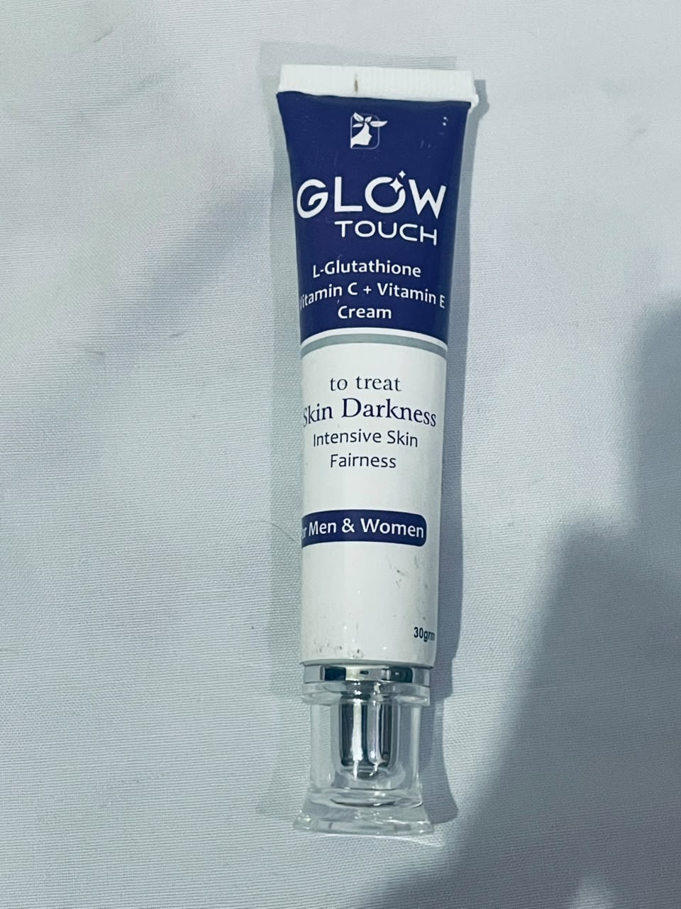 Glow Touch Cream tube side view