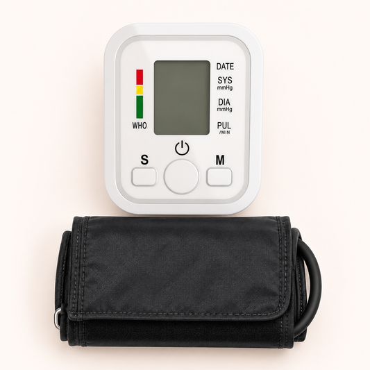 Digital upper arm blood pressure monitor with cuff