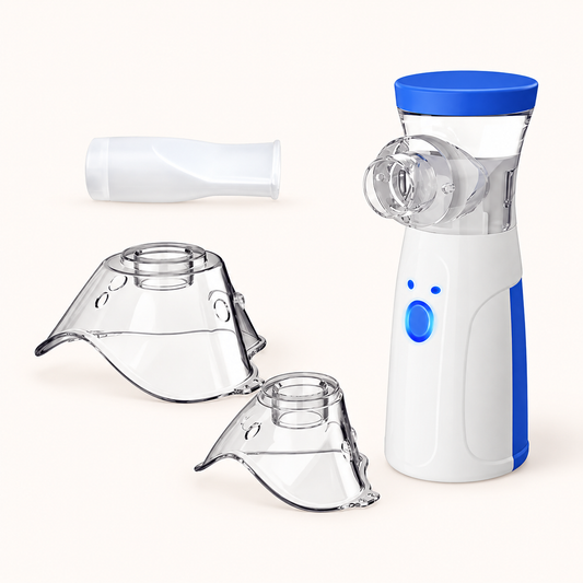 Portable mesh nebulizer with masks